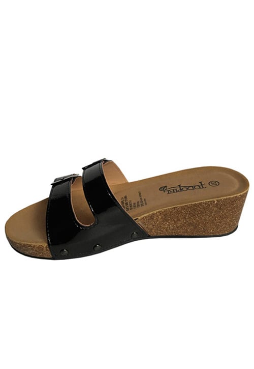 SANDALIA ECOCUERO ZAY63 NEGRO - 5
