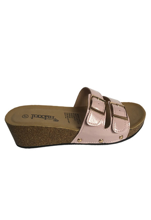 SANDALIAS MUJER TODOPIEL ROSA ECOCUERO ZAY63 - 1