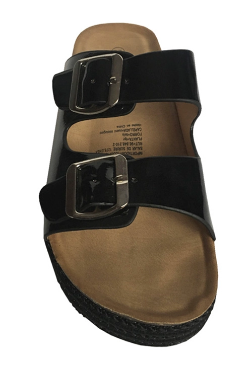 SANDALIA ECOCUERO ZAY35 NEGRO - 3