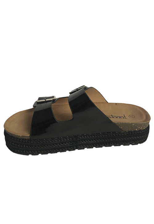 SANDALIA ECOCUERO ZAY35 NEGRO - 5
