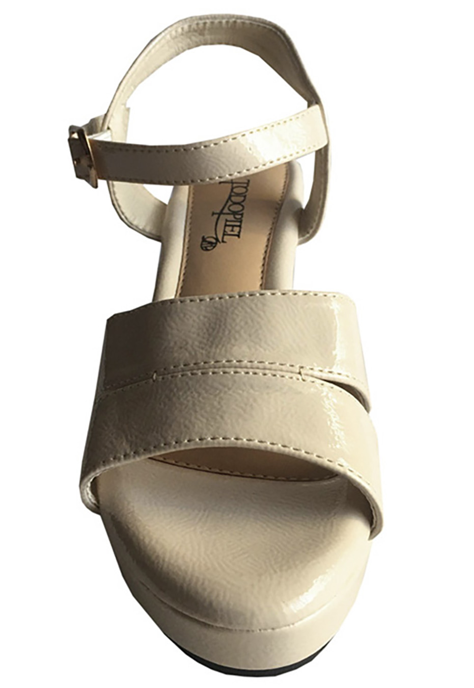 SANDALIAS MUJER TODOPIEL BEIGE ECOCUERO ZAY64 - 3