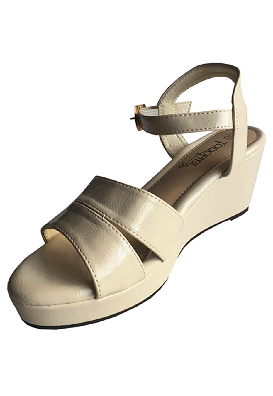 SANDALIAS MUJER TODOPIEL BEIGE ECOCUERO ZAY64 - 4