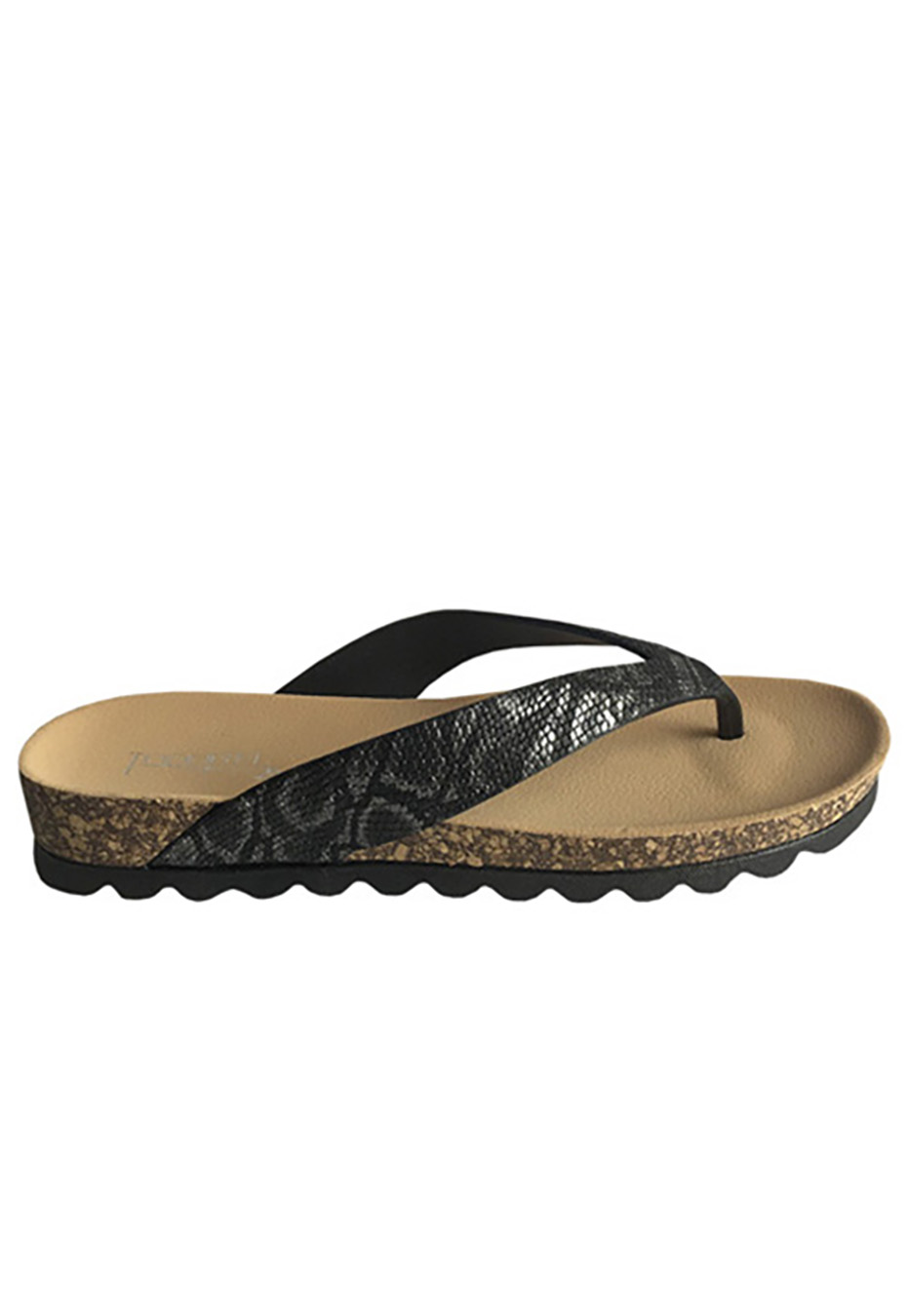 SANDALIA ECOCUERO ZAY42 NEGRO - 1