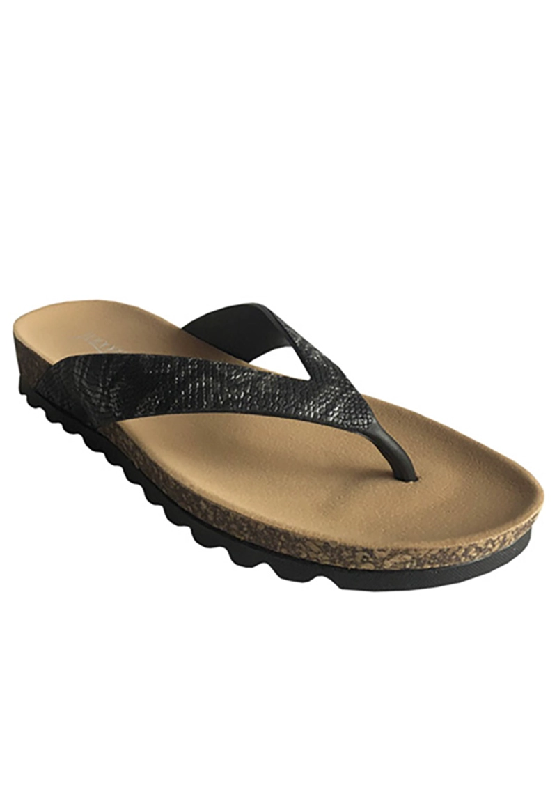 SANDALIA ECOCUERO ZAY42 NEGRO - 2