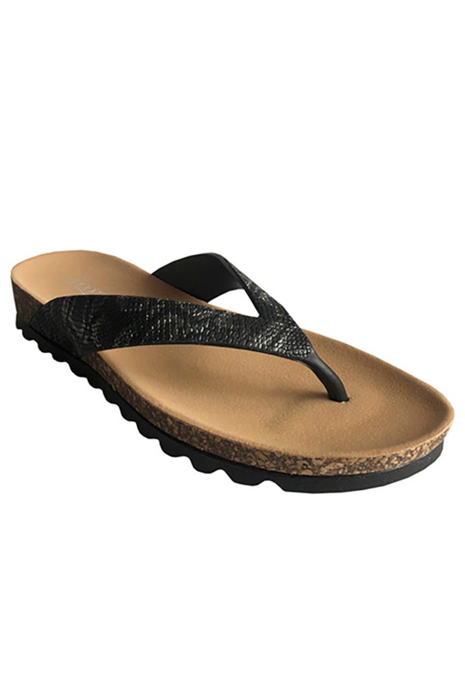 SANDALIA ECOCUERO ZAY42 NEGRO - 2