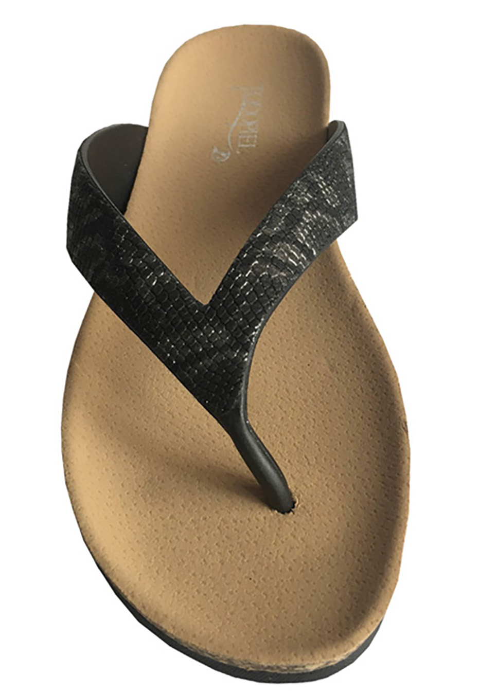 SANDALIA ECOCUERO ZAY42 NEGRO - 3