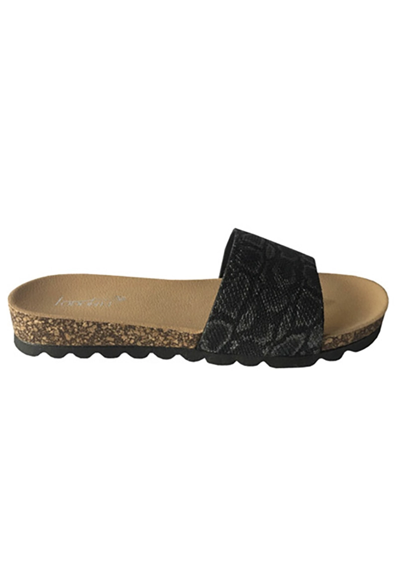 SANDALIAS MUJER TODOPIEL NEGRO ECOCUERO ZAY44 - 1