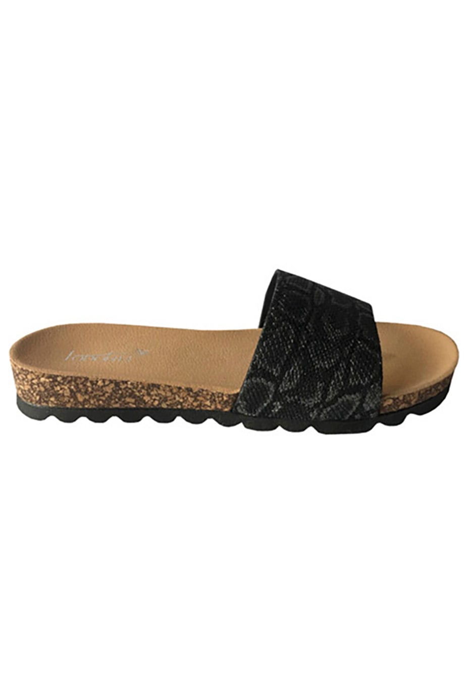 SANDALIA ECOCUERO ZAY44 NEGRO - 1