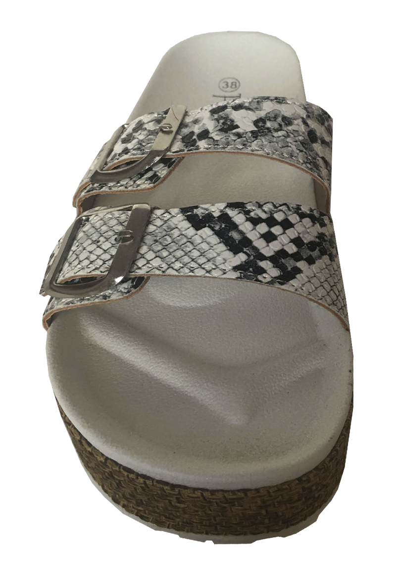 SANDALIAS MUJER TODOPIEL ECOCUERO ZAU77 SNAKEWITHE - 3