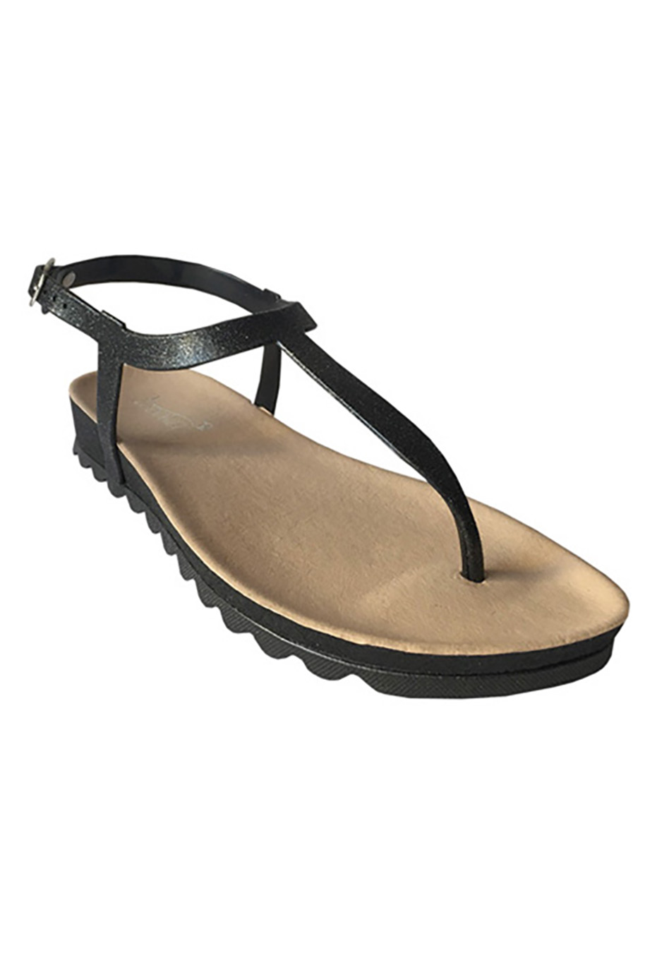 SANDALIA ECOCUERO ZAY52 NEGRO - 2
