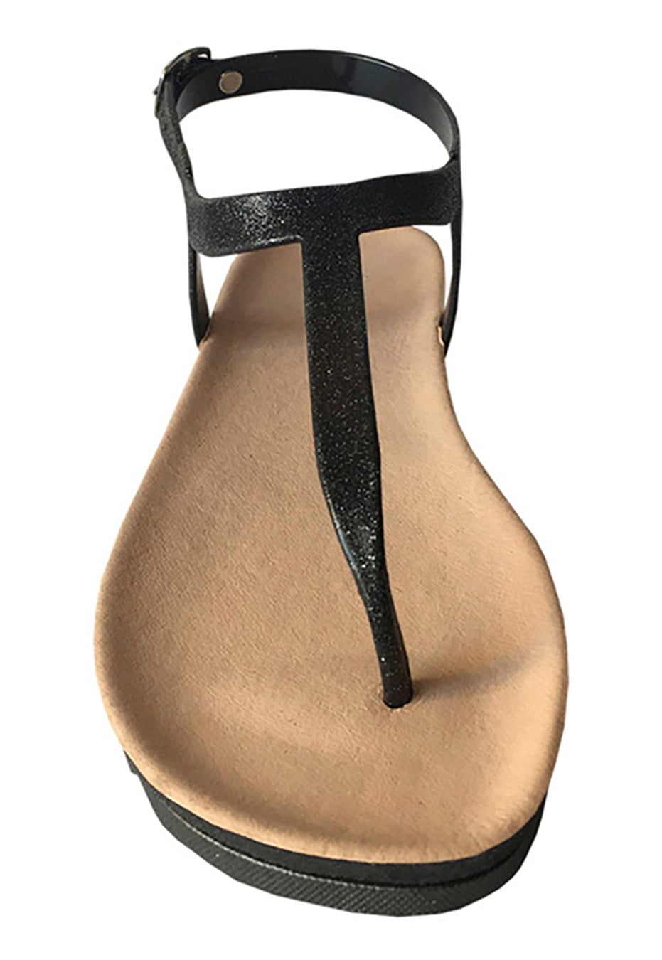 SANDALIA ECOCUERO ZAY52 NEGRO - 3