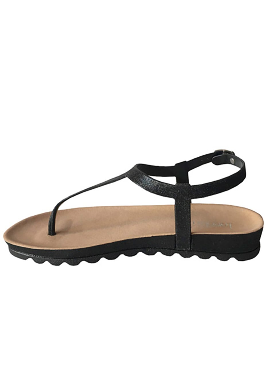 SANDALIA ECOCUERO ZAY52 NEGRO - 5
