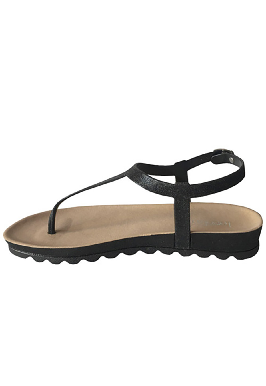 SANDALIA ECOCUERO ZAY52 NEGRO - 5