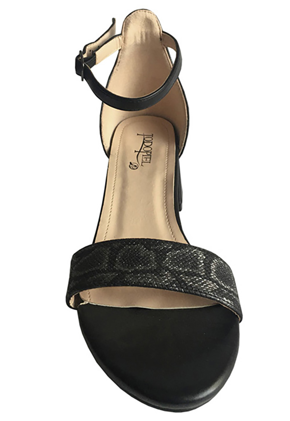 SANDALIA ECOCUERO ZAY46 NEGRO - 3