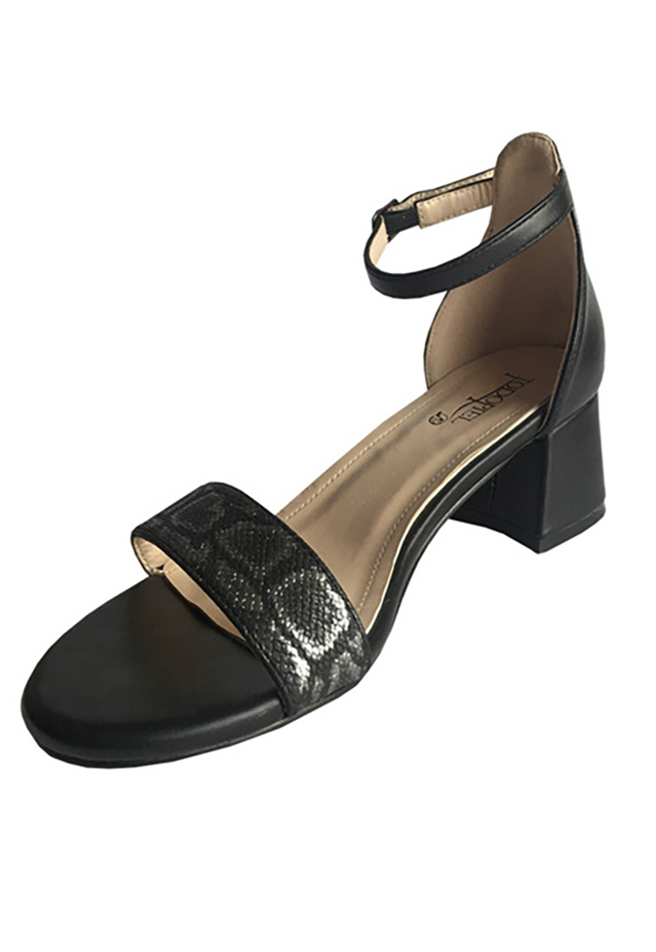 SANDALIA ECOCUERO ZAY46 NEGRO - 4