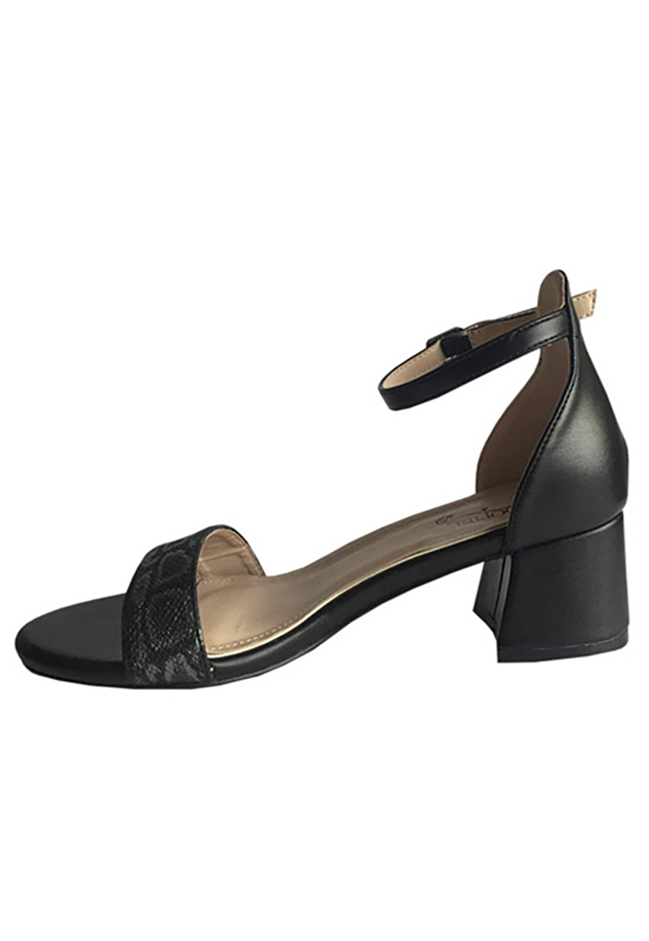 SANDALIA ECOCUERO ZAY46 NEGRO - 5
