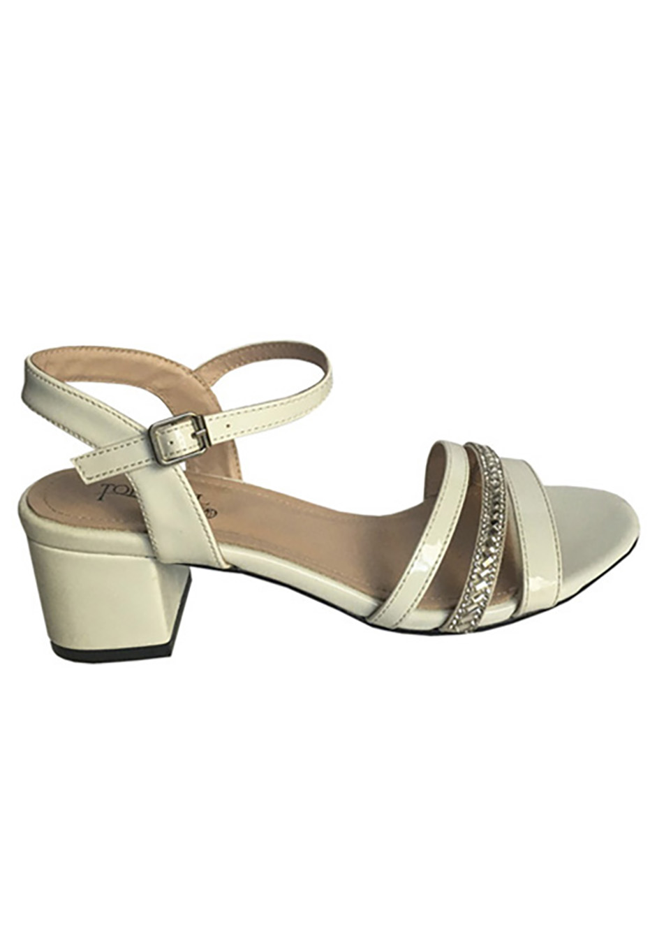 SANDALIAS MUJER TODOPIEL BLANCO ECOCUERO ZAY48 - 1