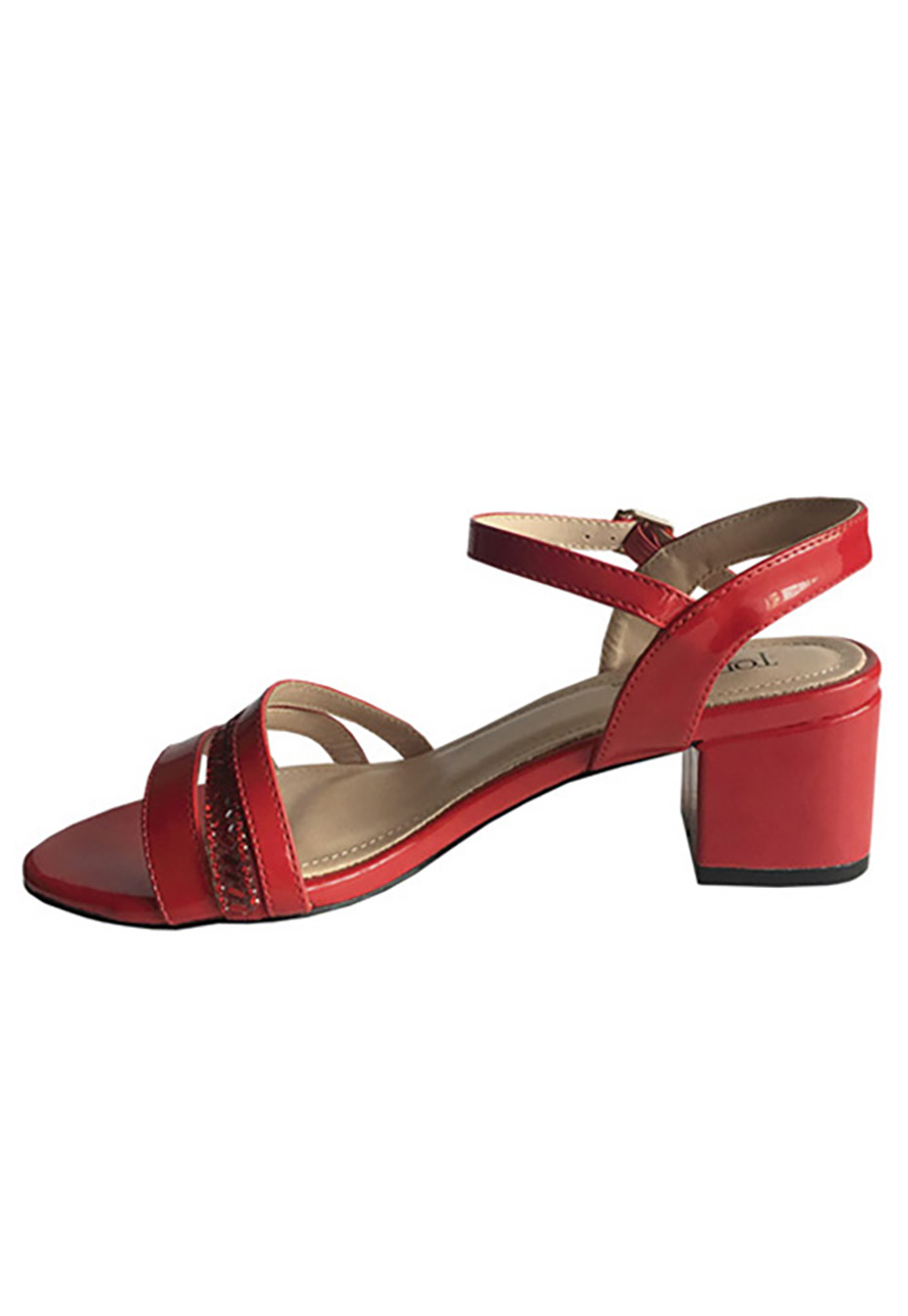 SANDALIAS MUJER TODOPIEL ROJO ECOCUERO ZAY48 - 5