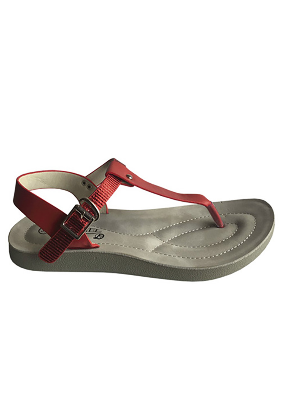 SANDALIA ECOCUERO ZAY55 ROJO - 1
