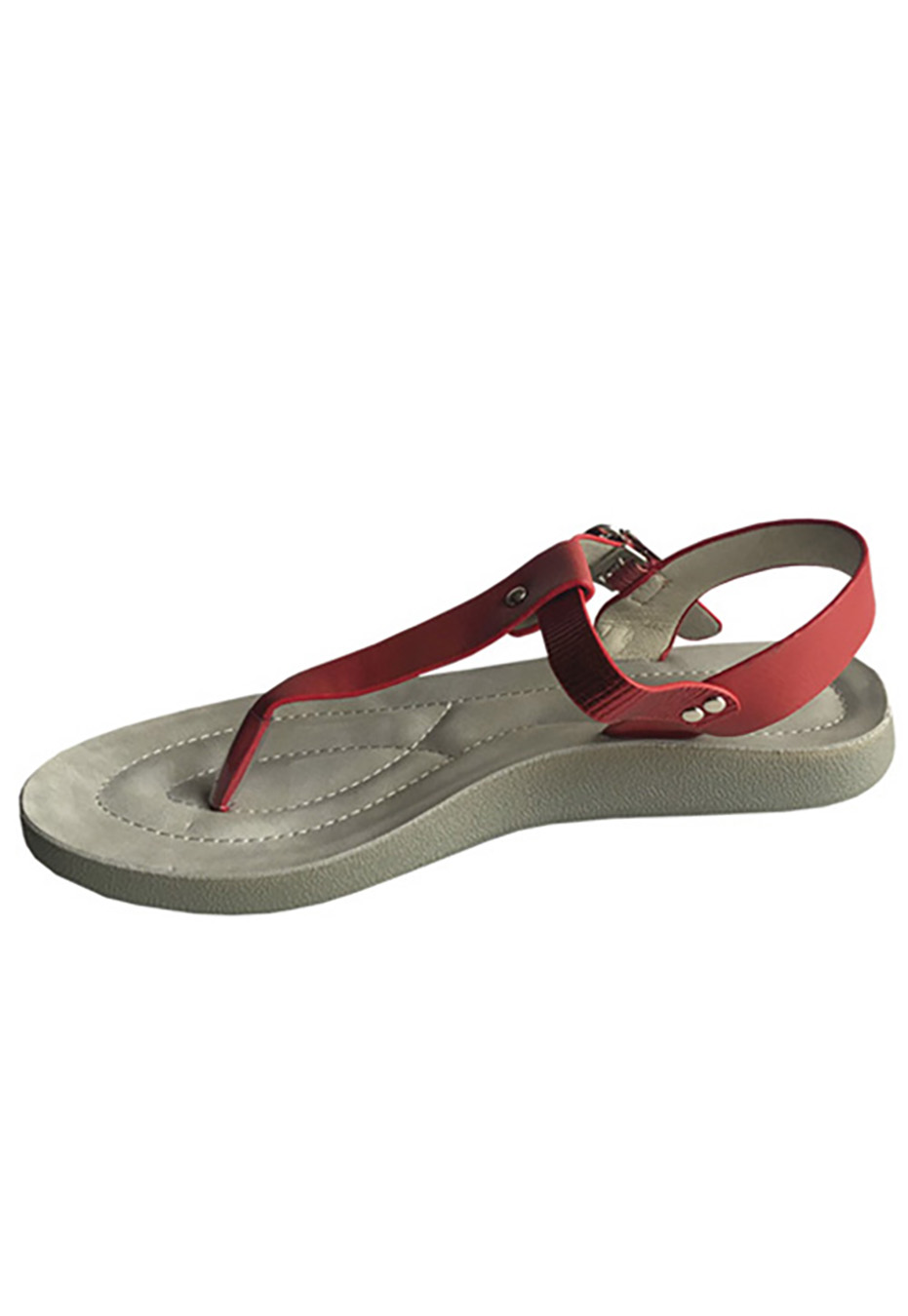 SANDALIA ECOCUERO ZAY55 ROJO - 5