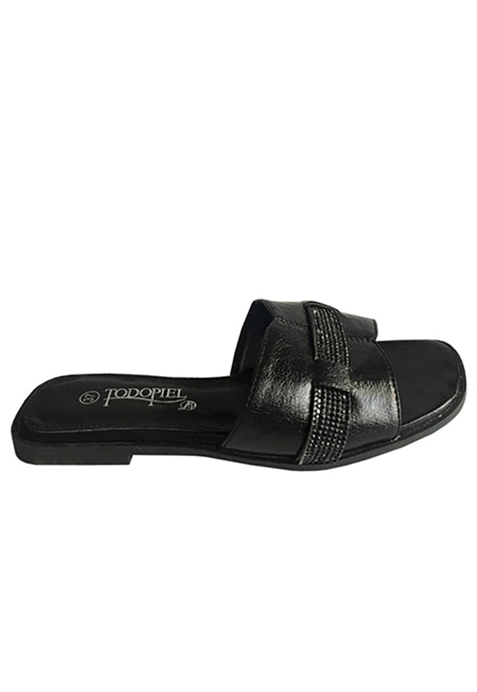 TODOPIEL SANDALIA ECOCUERO ZAY56 NEGRO