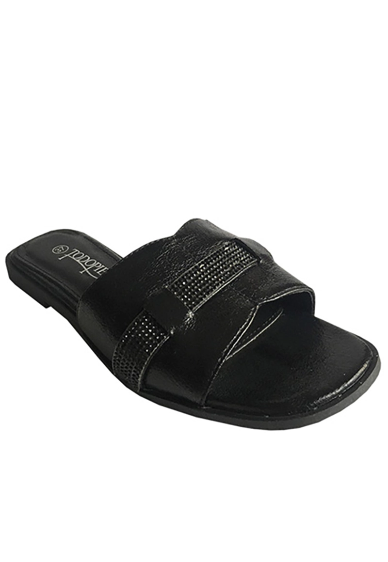 SANDALIAS MUJER TODOPIEL NEGRO ECOCUERO ZAY56 - 2