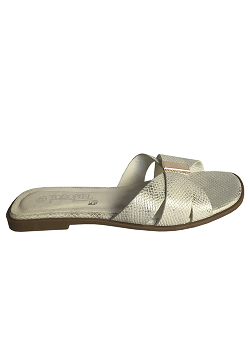 SANDALIAS MUJER TODOPIEL BLANCO ECOCUERO ZAY57 - 1
