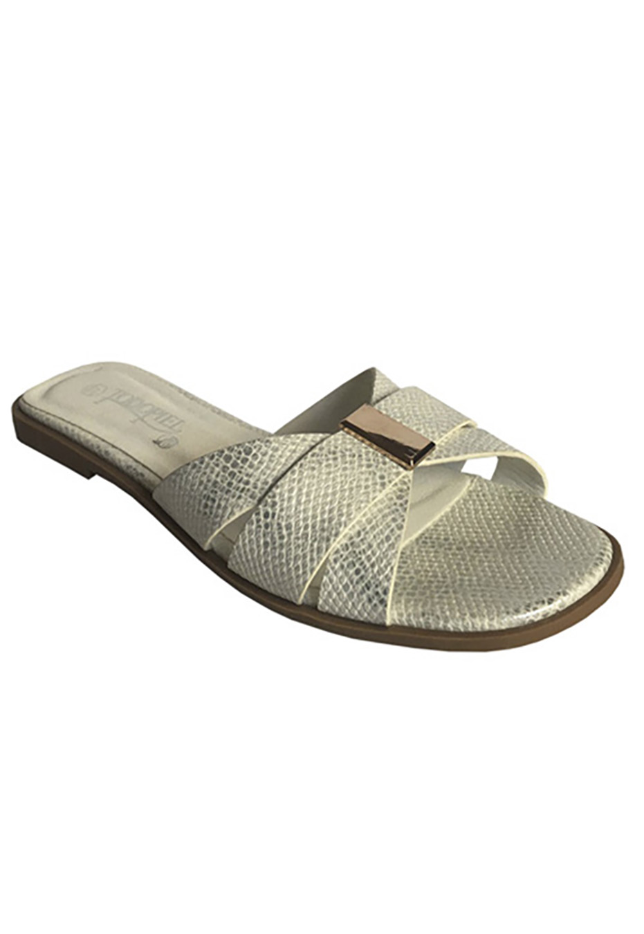 SANDALIA ECOCUERO ZAY57 BLANCO - 2