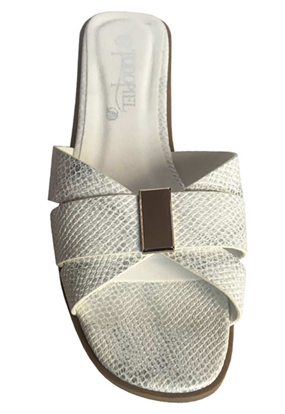 SANDALIA ECOCUERO ZAY57 BLANCO - 3