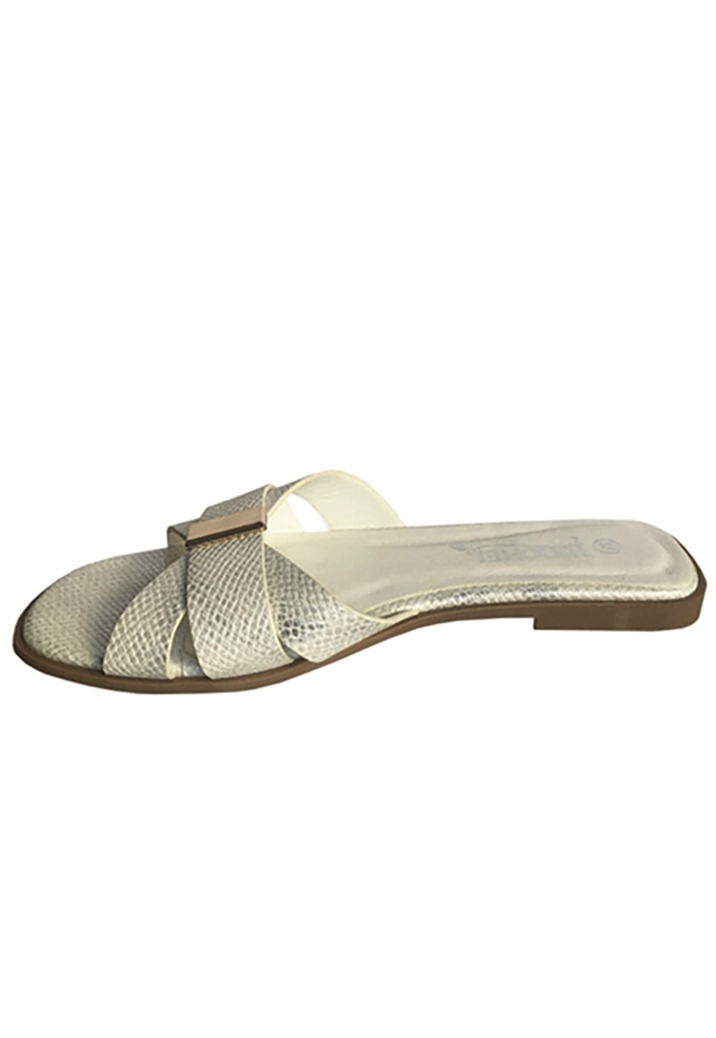 SANDALIAS MUJER TODOPIEL BLANCO ECOCUERO ZAY57 - 5