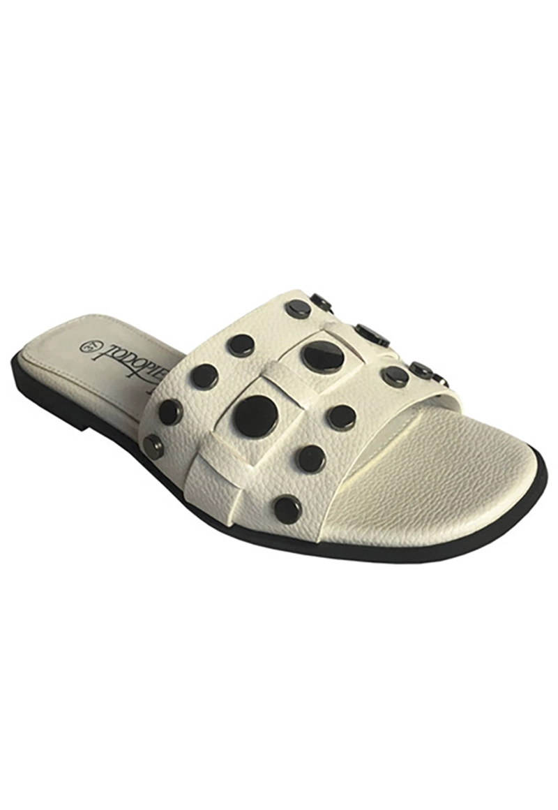 SANDALIA ECOCUERO ZAY58 BLANCO - 2