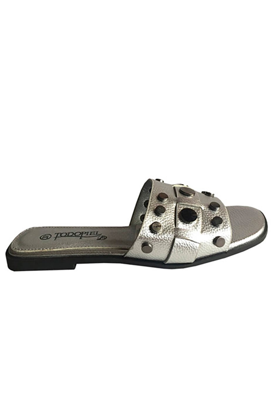 SANDALIAS MUJER TODOPIEL PLATA ECOCUERO ZAY58 - 1