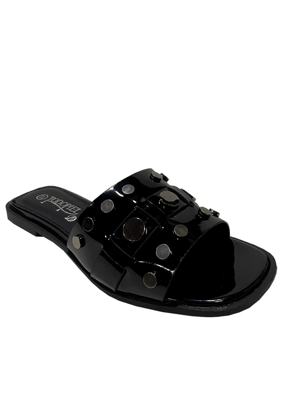 SANDALIA ECOCUERO ZAY58 NEGRO - 2