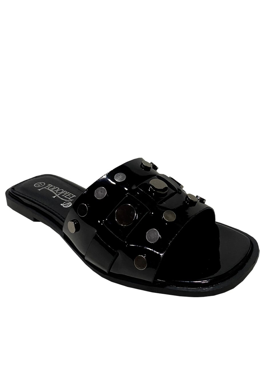 SANDALIA ECOCUERO ZAY58 NEGRO - 2