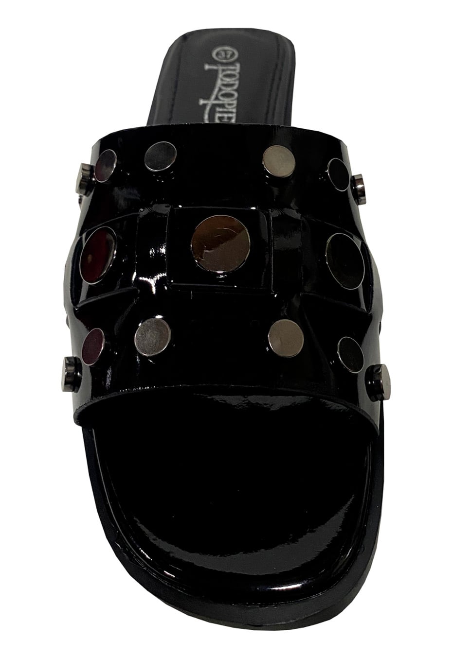 SANDALIA ECOCUERO ZAY58 NEGRO - 3