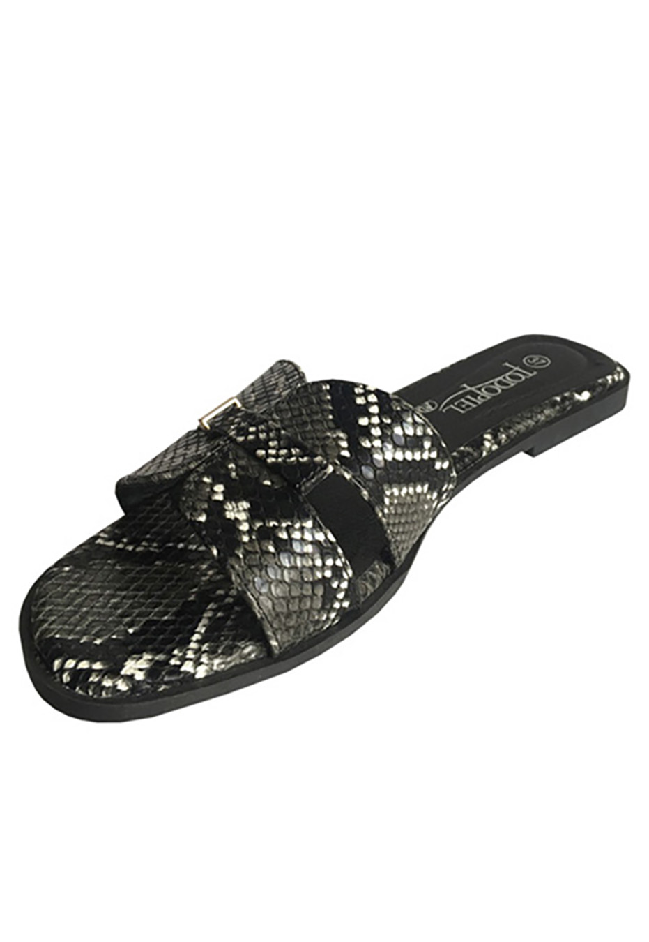 SANDALIA ECOCUERO ZAY59 NEGRO - 4