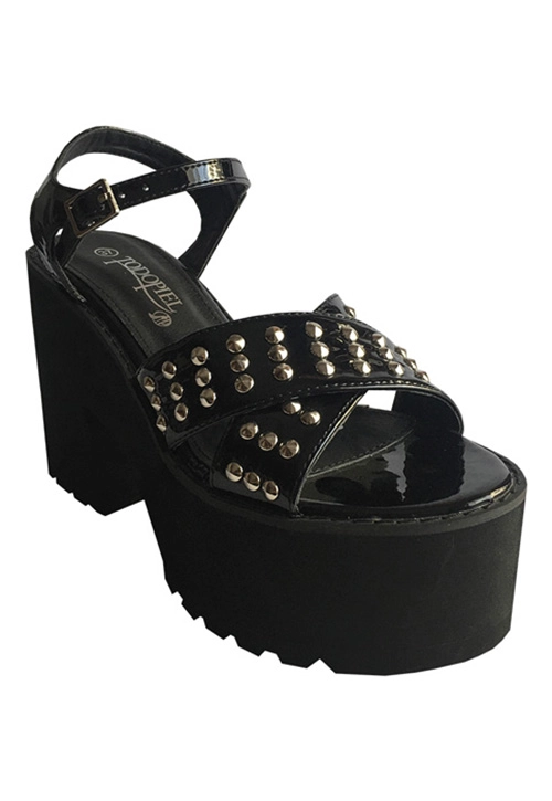 SANDALIAS MUJER TODOPIEL NEGRO ECOCUERO ZAY67 - 2