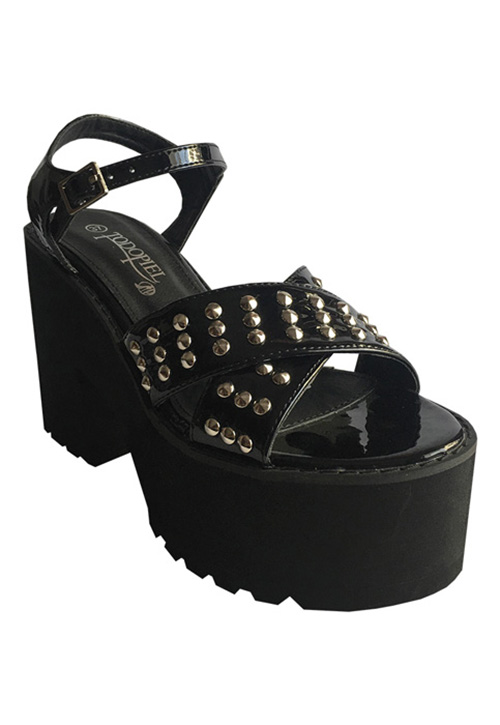 SANDALIA ECOCUERO ZAY67 NEGRO - 2