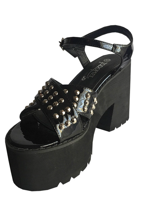 SANDALIAS MUJER TODOPIEL NEGRO ECOCUERO ZAY67 - 4