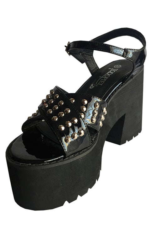 SANDALIA ECOCUERO ZAY67 NEGRO - 4