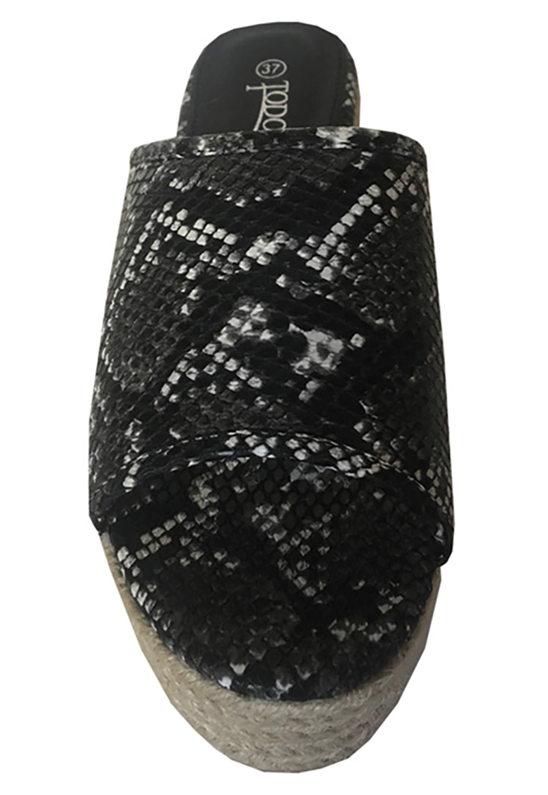 SANDALIAS MUJER TODOPIEL NEGRO ECOCUERO ZAY60 - 3