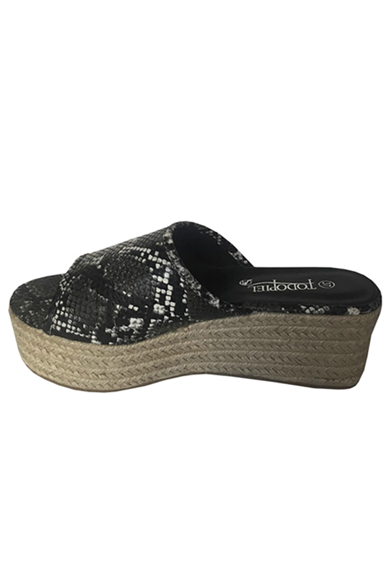 SANDALIAS MUJER TODOPIEL NEGRO ECOCUERO ZAY60 - 5