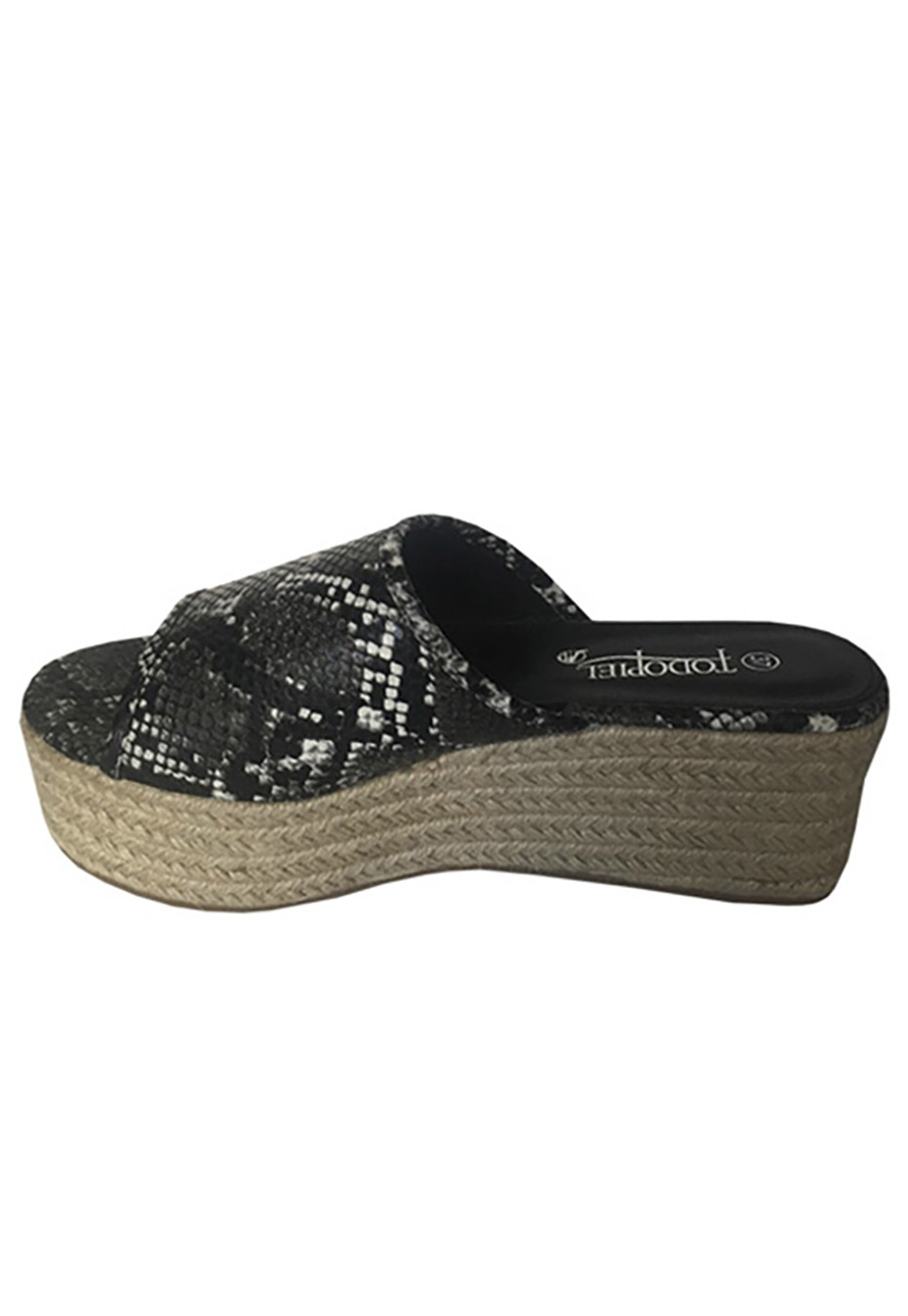 SANDALIAS MUJER TODOPIEL NEGRO ECOCUERO ZAY60 - 5