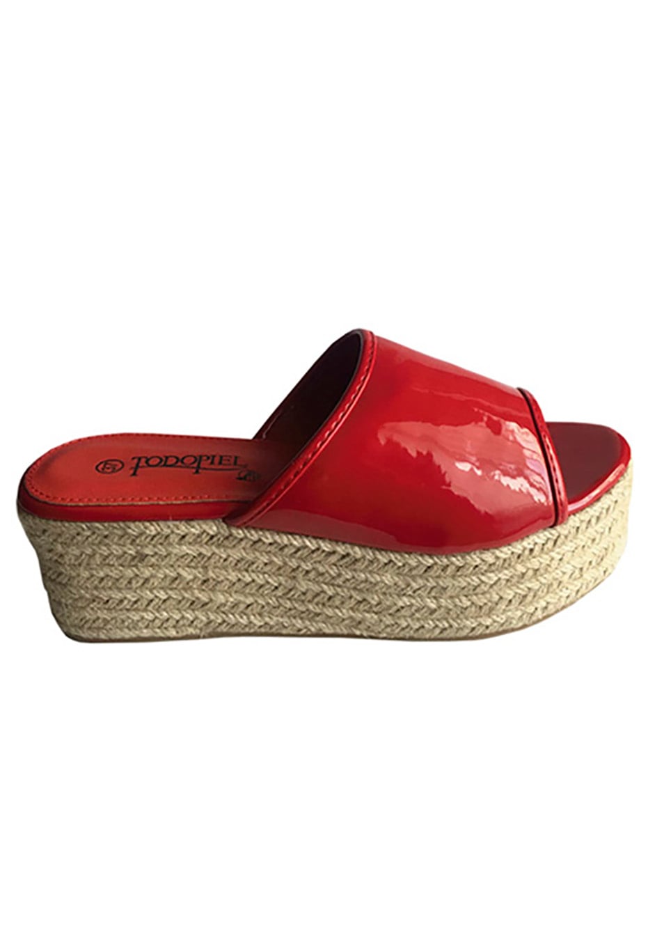 SANDALIA ECOCUERO ZAY61 ROJO - 1