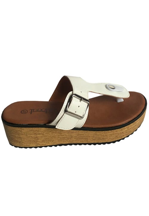 SANDALIA ECOCUERO ZAY32 BLANCO - 1