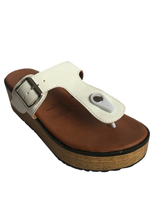 SANDALIA ECOCUERO ZAY32 BLANCO - 2