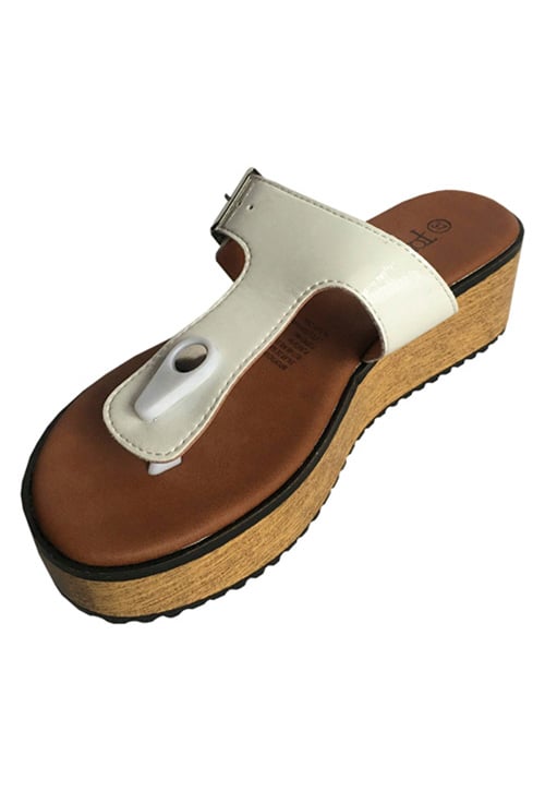 SANDALIA ECOCUERO ZAY32 BLANCO - 4