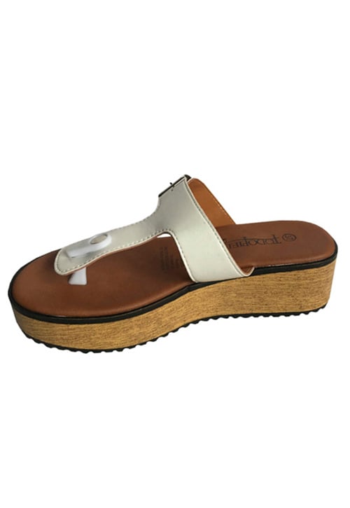 SANDALIA ECOCUERO ZAY32 BLANCO - 5