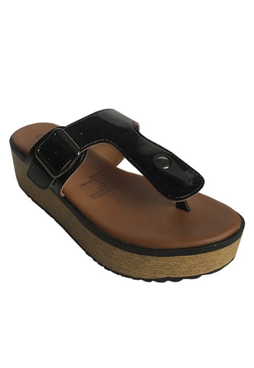 SANDALIA ECOCUERO ZAY32 NEGRO - 2