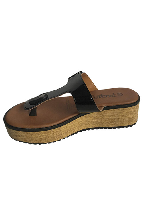 SANDALIA ECOCUERO ZAY32 NEGRO - 5